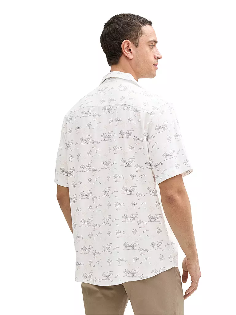 TOM TAILOR | Camisa Regular Fit | Blanco