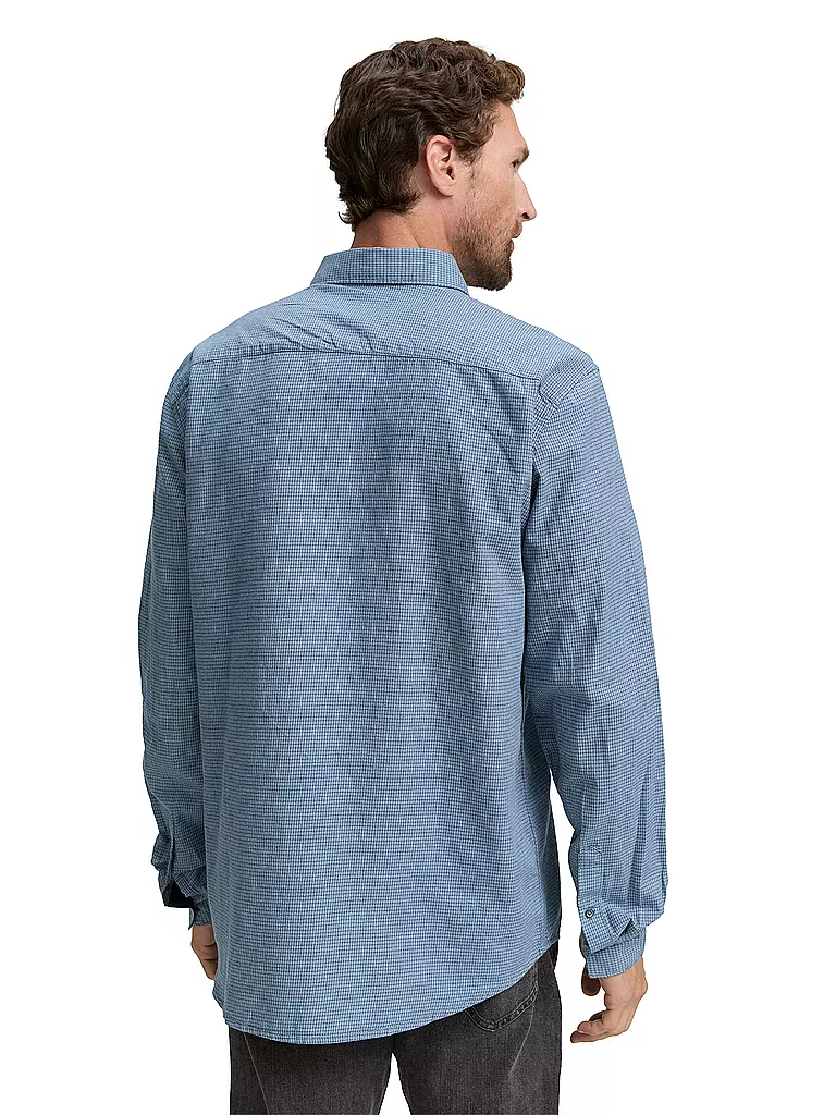 TOM TAILOR | Camisa Regular Fit | Azul