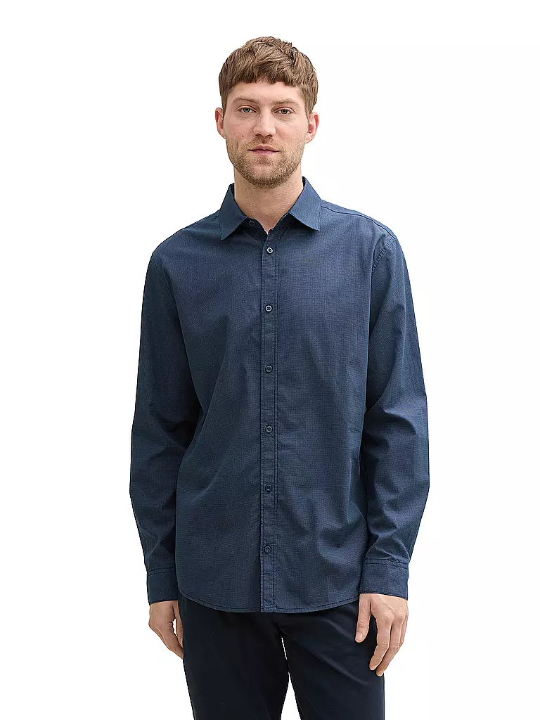 TOM TAILOR | Camisa Regular Fit | Azul