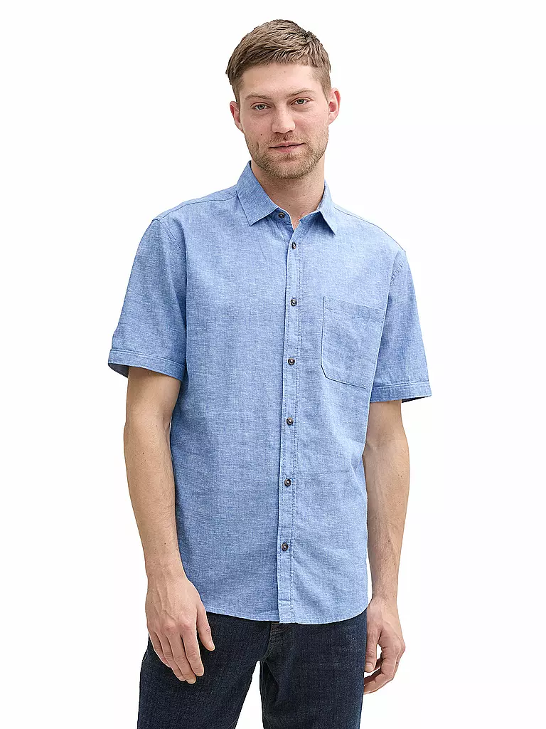 TOM TAILOR | Camisa Regular Fit | Azul