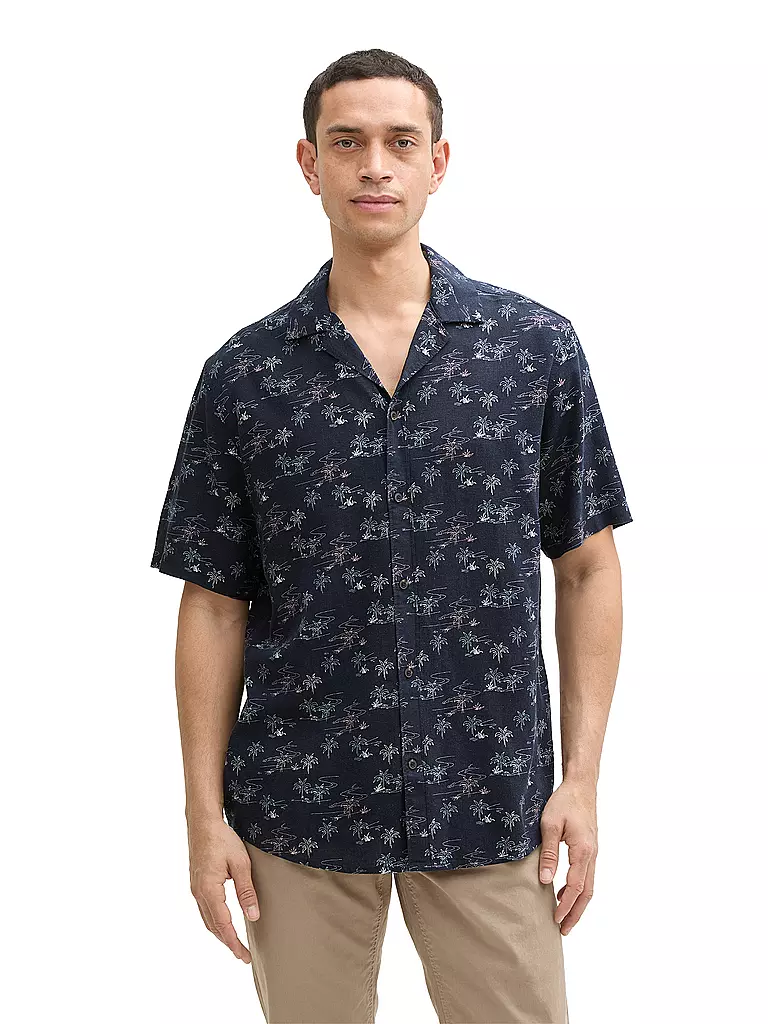 TOM TAILOR | Camisa Regular Fit | Azul oscuro