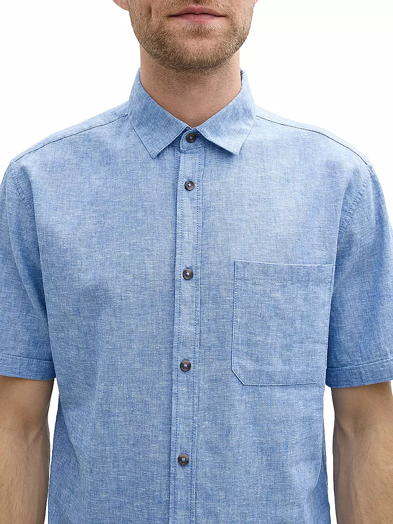 TOM TAILOR | Camisa Regular Fit | Azul