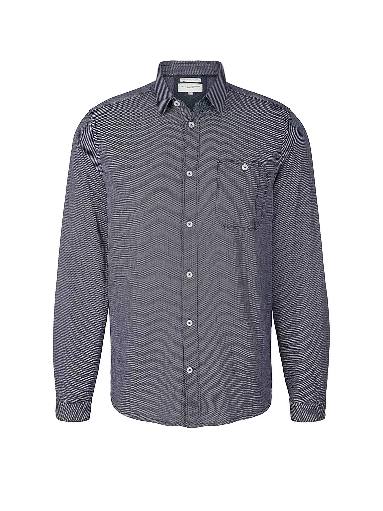 TOM TAILOR | Camisa | Azul oscuro