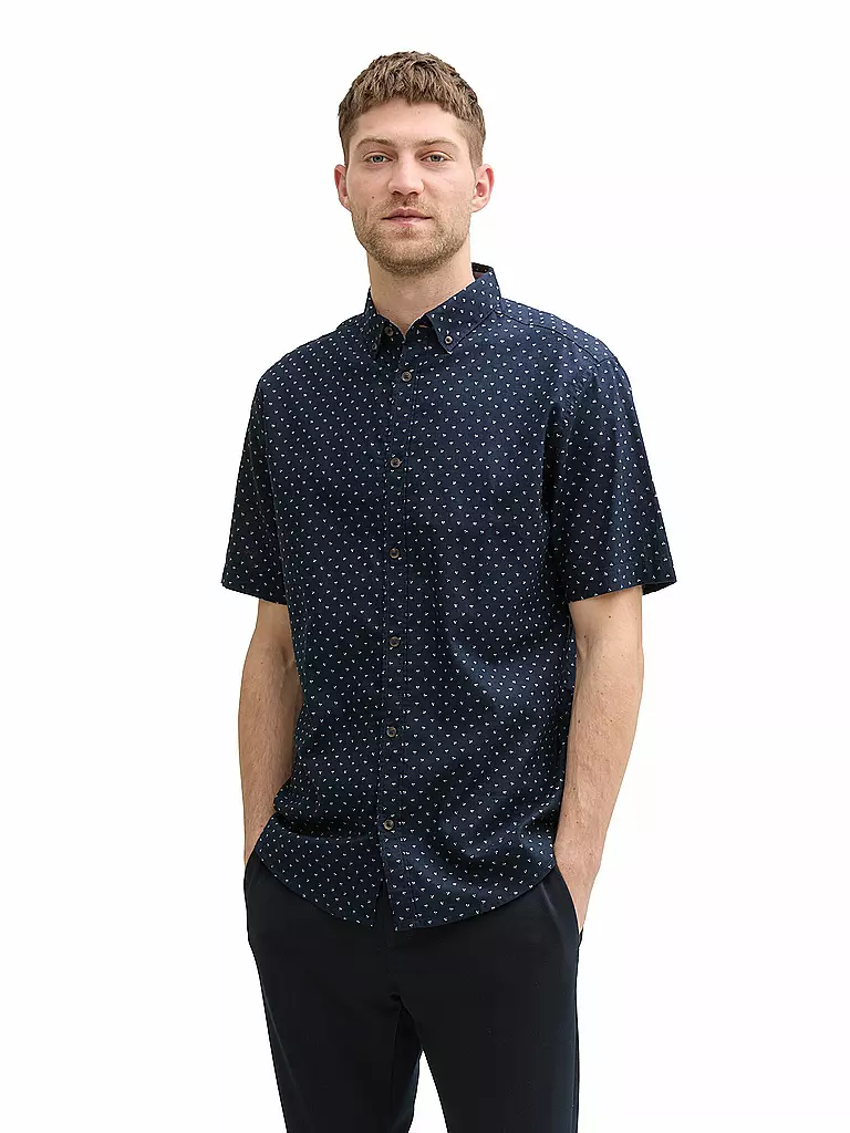 TOM TAILOR | Camisa | Azul oscuro