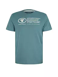 TOM TAILOR | Camiseta de corte regular | Petróleo