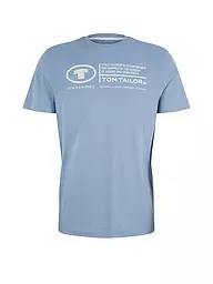 TOM TAILOR | Camiseta de corte regular | Azul claro