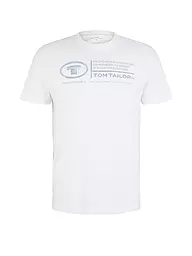 TOM TAILOR | Camiseta de corte regular | Blanco