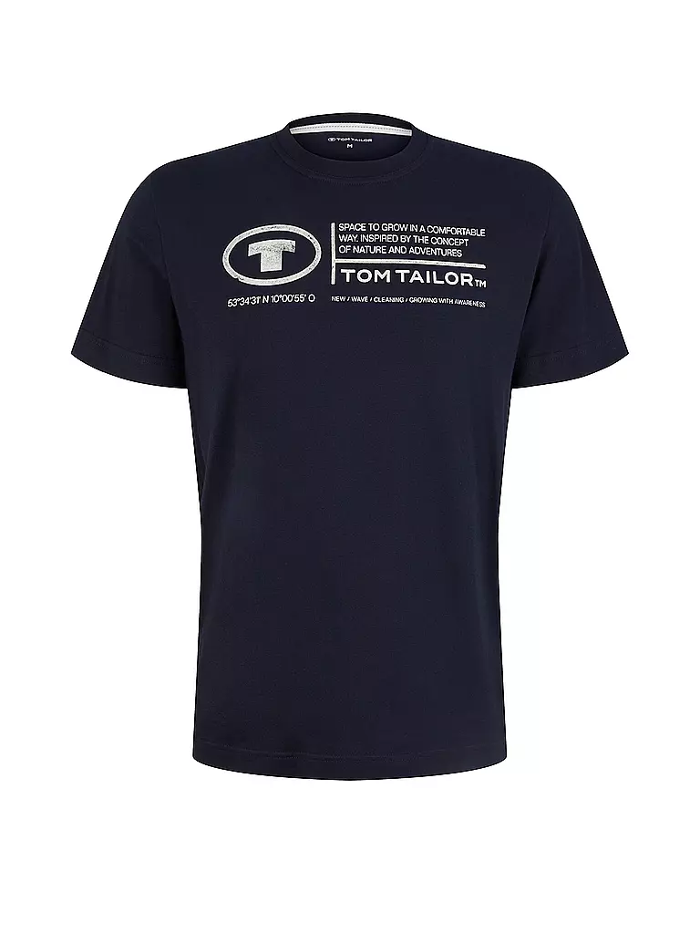 TOM TAILOR | Camiseta de corte regular | Azul