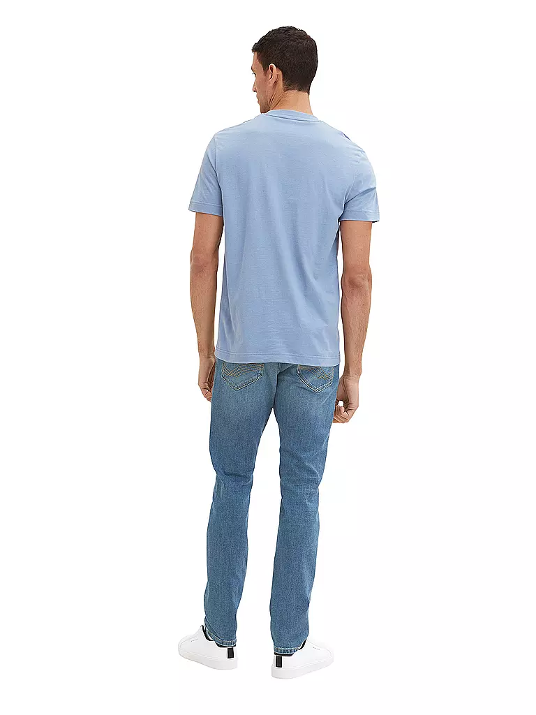 TOM TAILOR | Camiseta de corte regular | Azul claro