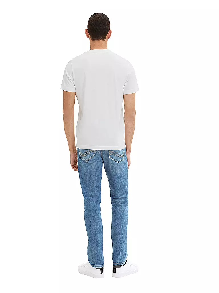 TOM TAILOR | Camiseta de corte regular | Blanco