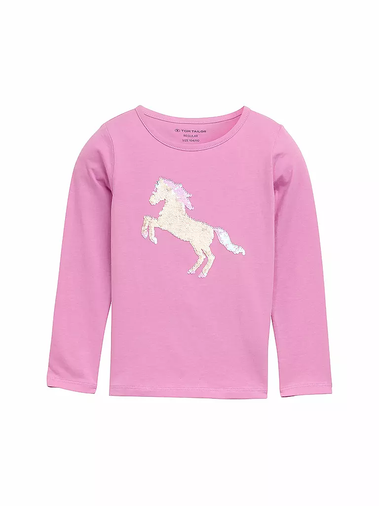 TOM TAILOR | Camiseta de manga larga para niña | Fucsia