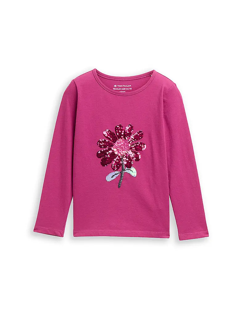 TOM TAILOR | Camiseta de manga larga para niña | Fucsia