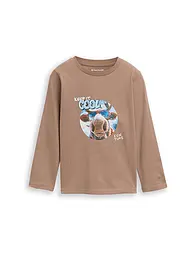 TOM TAILOR | Camiseta de manga larga para niño | Beige