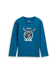 TOM TAILOR | Camiseta de manga larga para niño | Petróleo