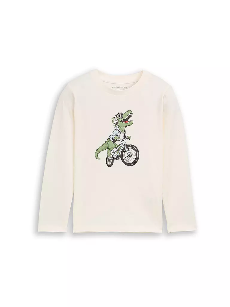 TOM TAILOR | Camiseta de manga larga para niño | weiss