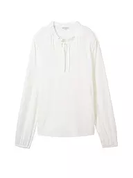 TOM TAILOR | Camiseta de manga larga | Blanco