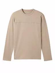 TOM TAILOR | Camiseta de manga larga | Marrón