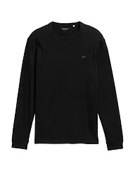 TOM TAILOR | Camiseta de manga larga | Negro