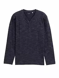 TOM TAILOR | Camiseta de manga larga | Azul oscuro