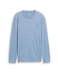 TOM TAILOR | Camiseta de manga larga | Azul claro