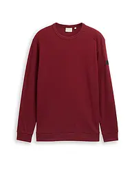 TOM TAILOR | Camiseta de manga larga | Rojo