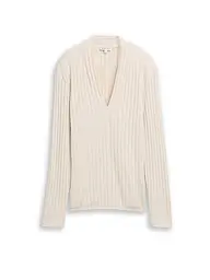 TOM TAILOR | Camiseta de manga larga | Beige