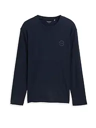 TOM TAILOR | Camiseta de manga larga | Azul oscuro
