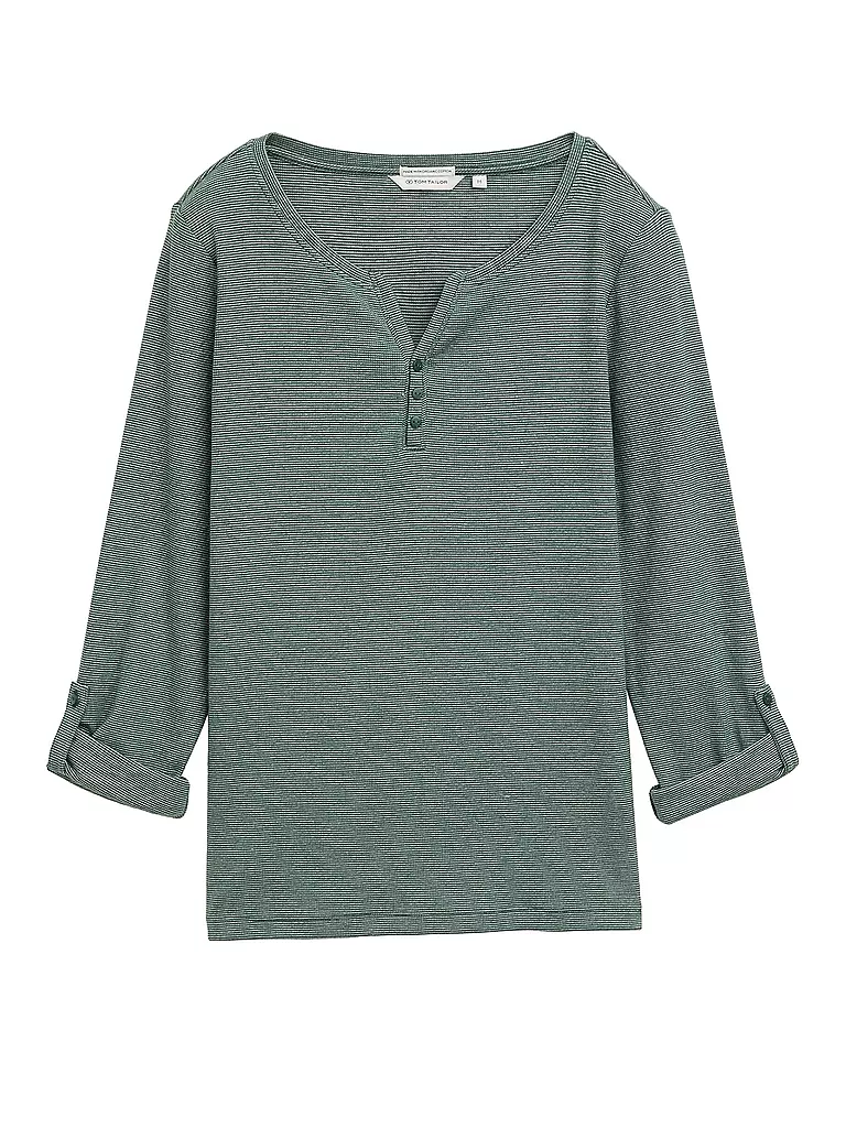 TOM TAILOR | Camiseta de manga larga | Verde
