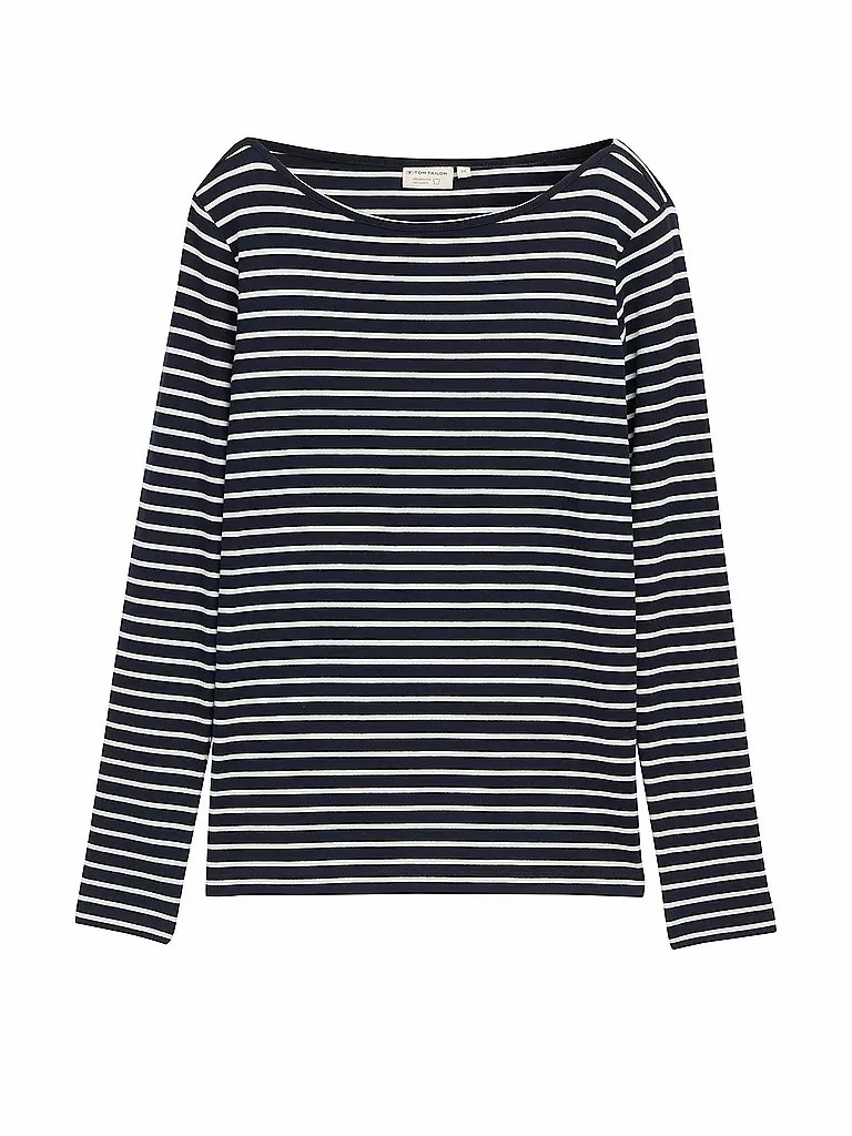 TOM TAILOR | Camiseta de manga larga | dunkelblau
