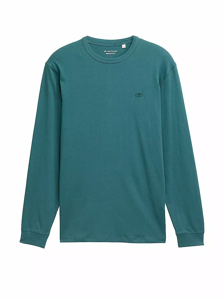 TOM TAILOR | Camiseta de manga larga | Verde