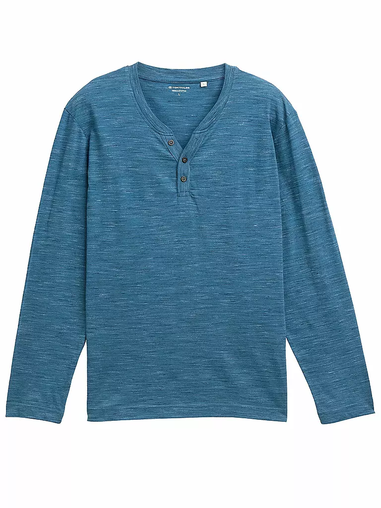 TOM TAILOR | Camiseta de manga larga | Azul