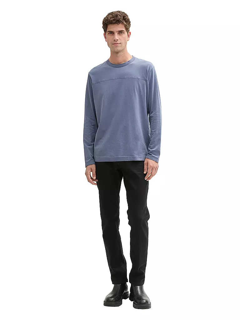 TOM TAILOR | Camiseta de manga larga | Gris