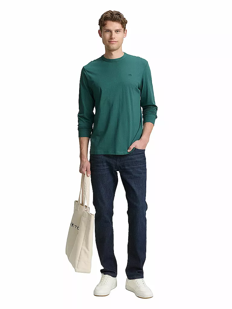 TOM TAILOR | Camiseta de manga larga | Verde