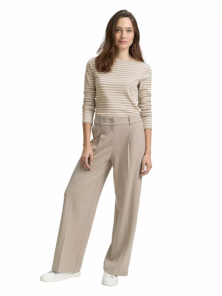 TOM TAILOR | Camiseta de manga larga | beige