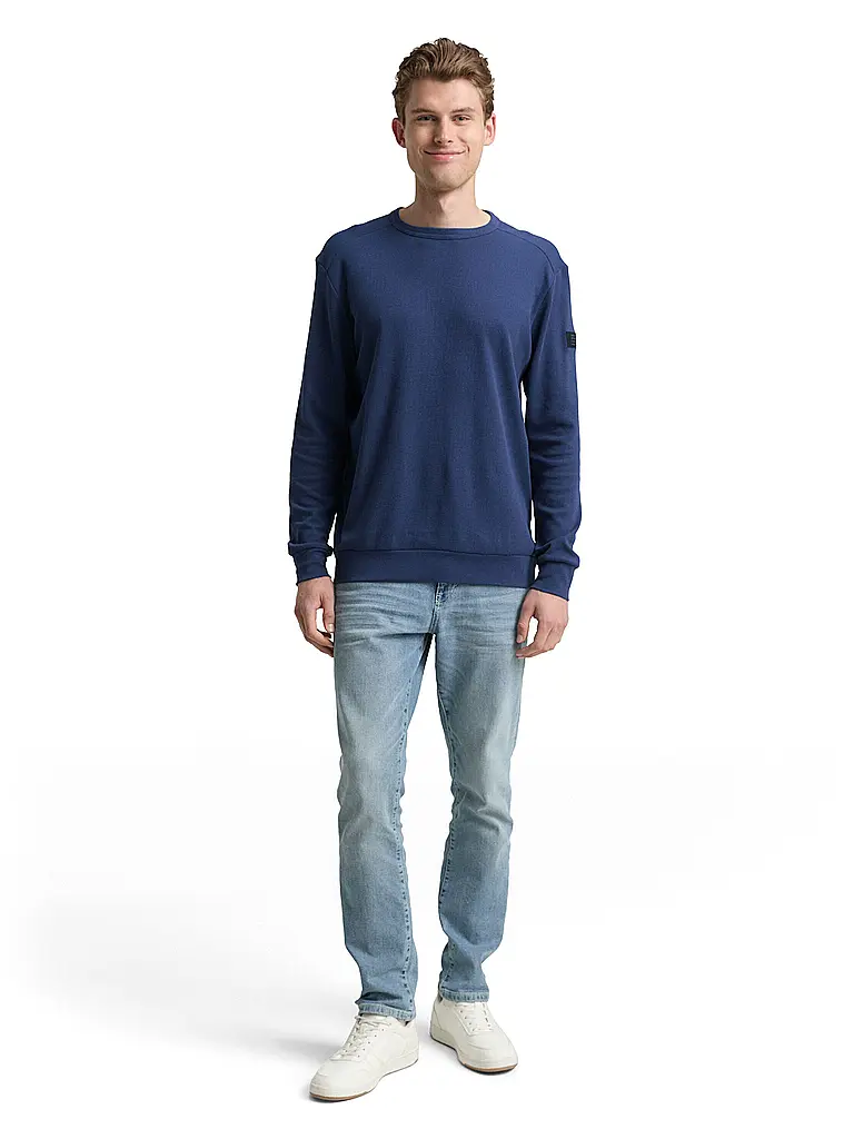 TOM TAILOR | Camiseta de manga larga | Azul