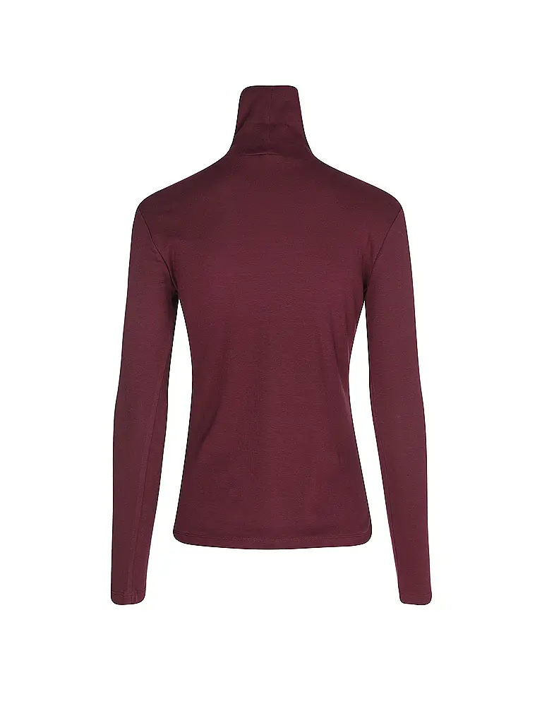 TOM TAILOR | Camiseta de manga larga | Rojo oscuro