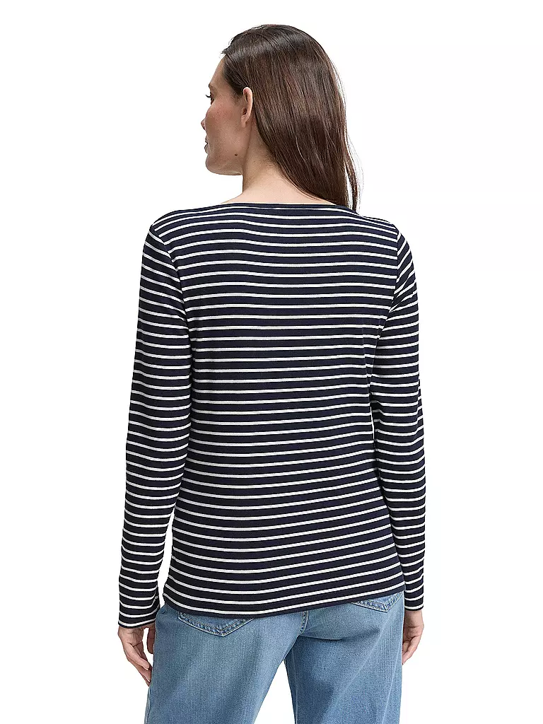 TOM TAILOR | Camiseta de manga larga | dunkelblau