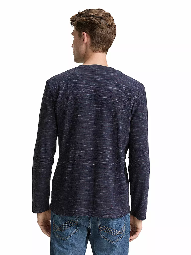 TOM TAILOR | Camiseta de manga larga | Azul oscuro