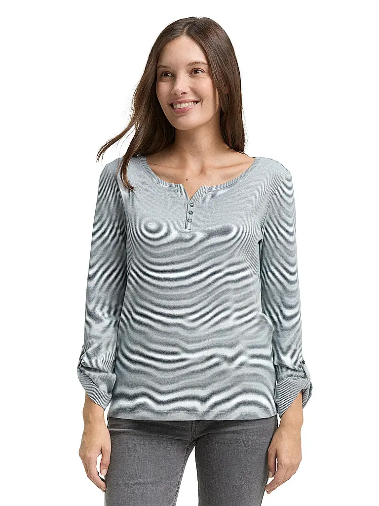 TOM TAILOR | Camiseta de manga larga | Verde