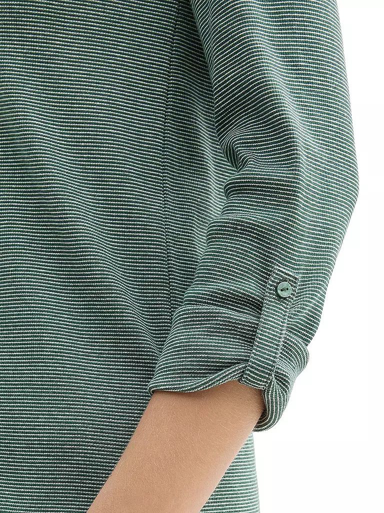 TOM TAILOR | Camiseta de manga larga | Verde