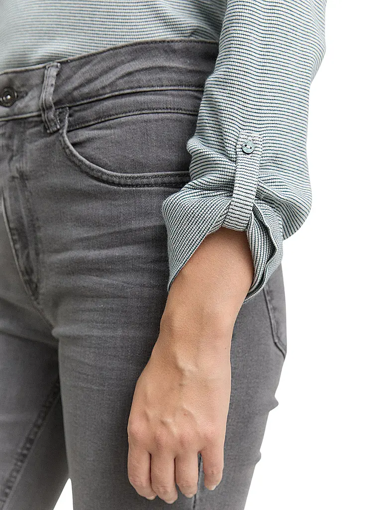 TOM TAILOR | Camiseta de manga larga | Verde