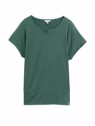 TOM TAILOR | T-Shirt | Verde oscuro
