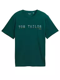 TOM TAILOR | Camiseta | Verde oscuro