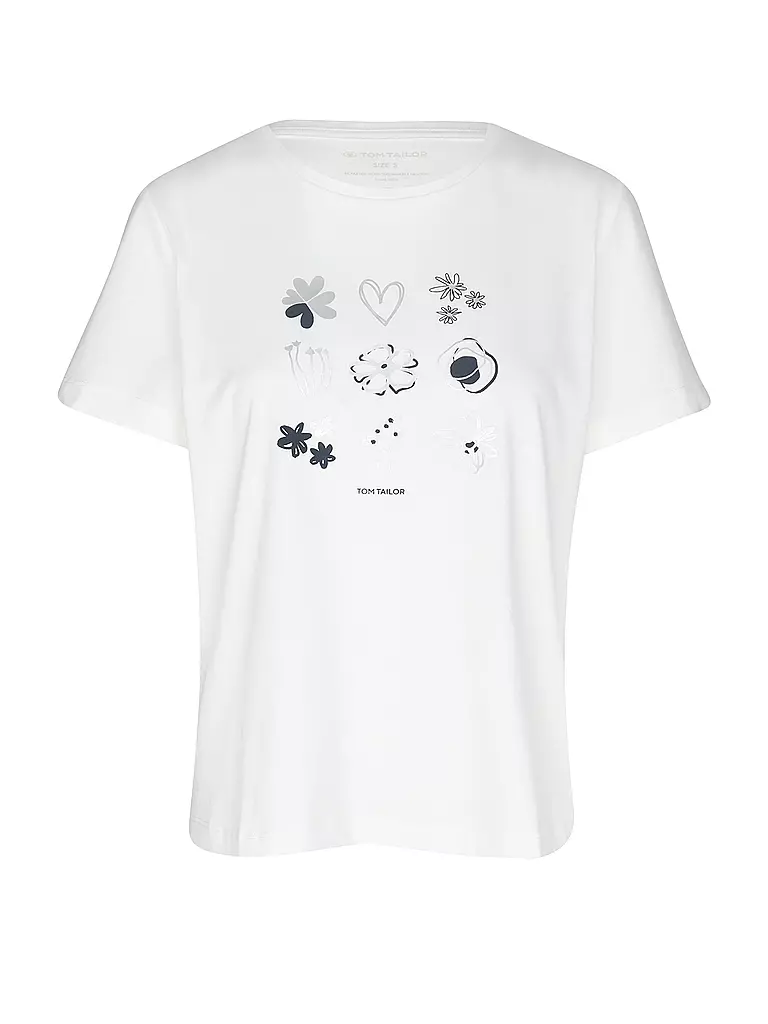 TOM TAILOR | Camiseta | Blanco