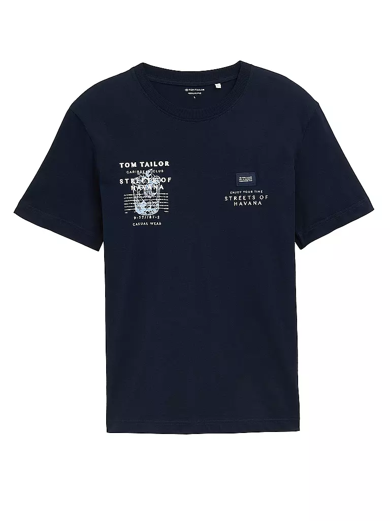 TOM TAILOR | Camiseta | Azul oscuro