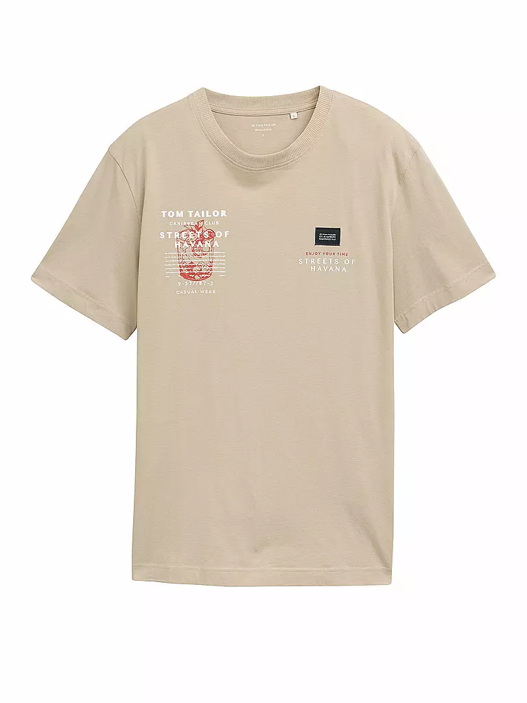 TOM TAILOR | Camiseta | Beige