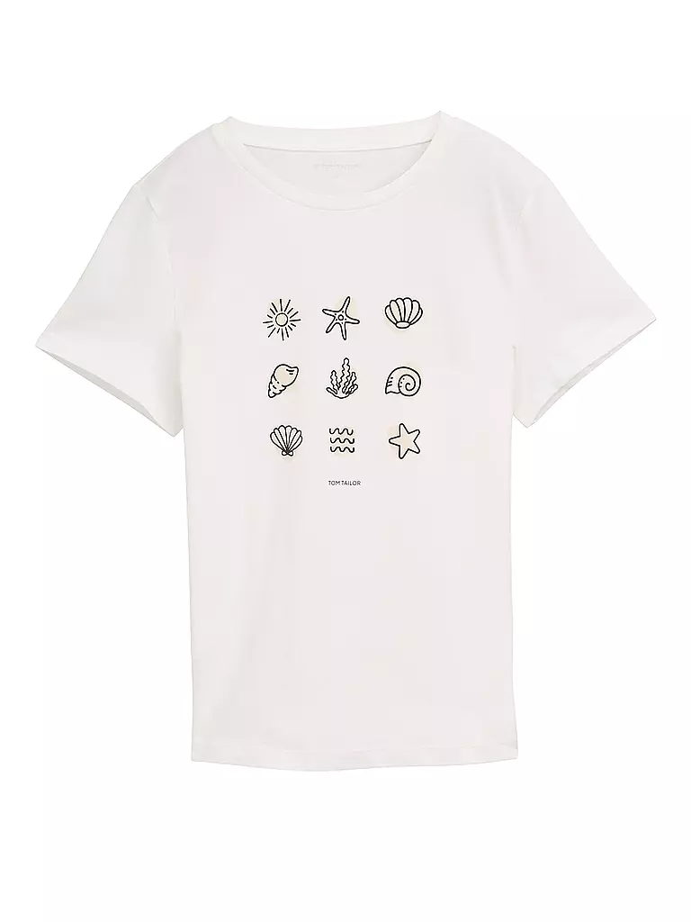 TOM TAILOR | Camiseta | Blanco