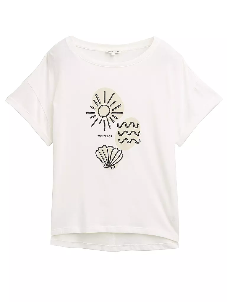 TOM TAILOR | Camiseta | Blanco