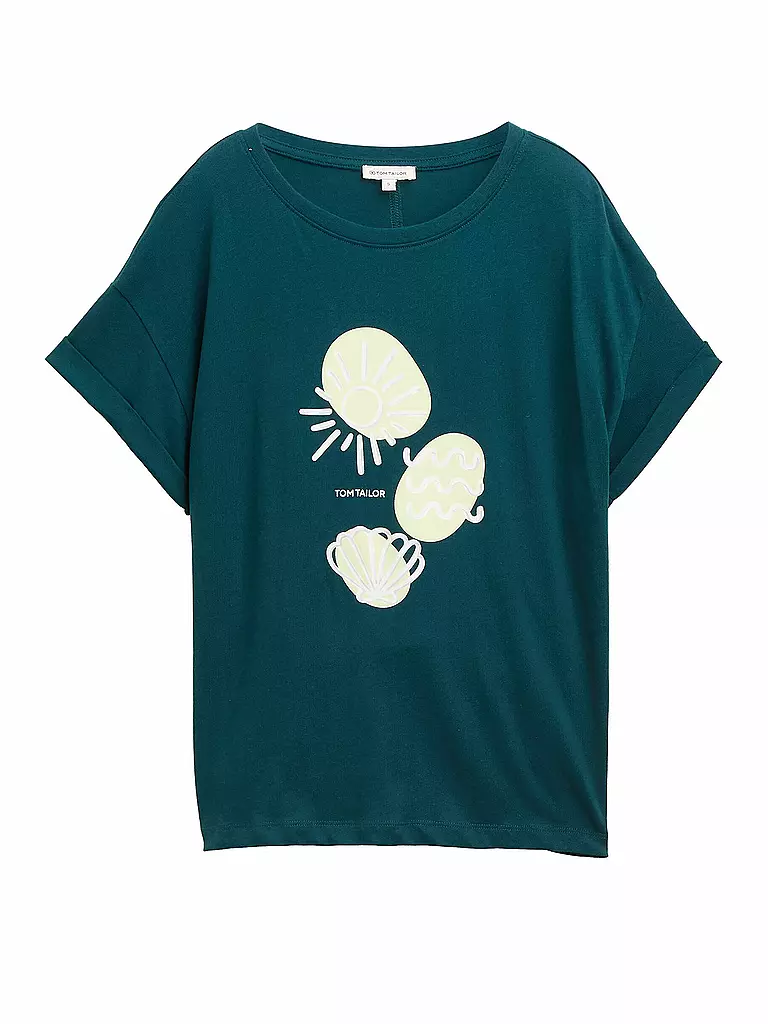 TOM TAILOR | Camiseta | Petróleo