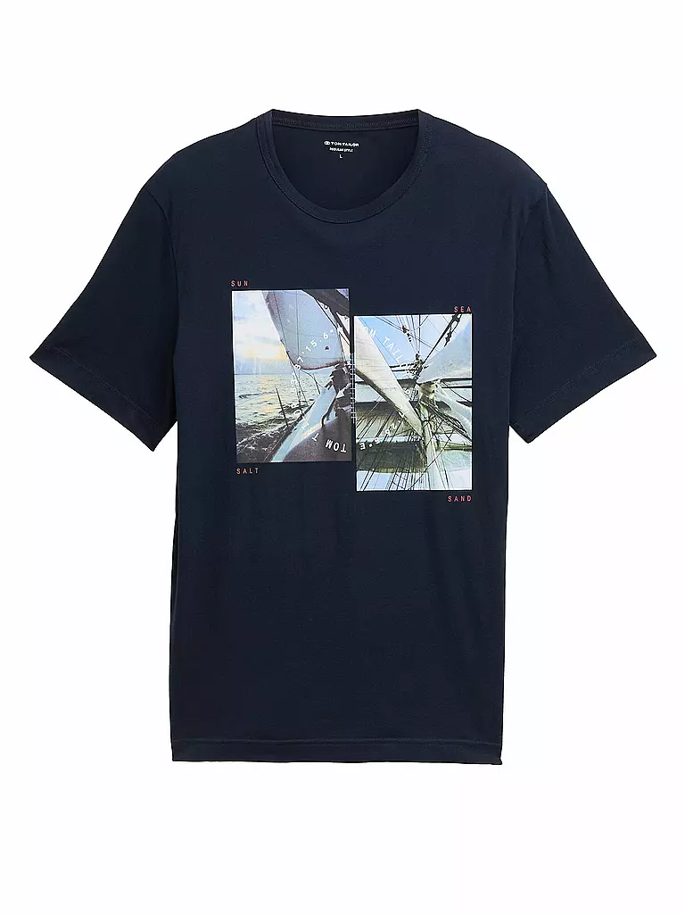 TOM TAILOR | Camiseta | Azul oscuro